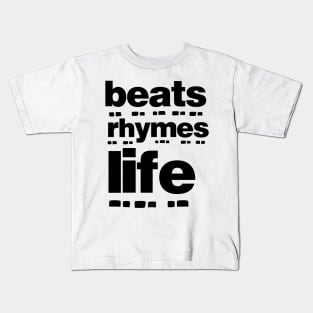 Beats Rhymes Life 20.0 Kids T-Shirt